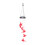 Solar Wind Chime Light – ABS, Colourful Gradient, 72cm 3