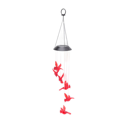 Solar Wind Chime Light – ABS, Colourful Gradient, 72cm 2
