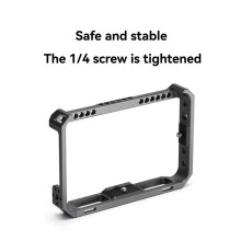 VILTROX Camera Monitor Rig Cage for -X2 -X3 Video Field Monitor Mount with Multiple 1/4 Inch Screw Holes