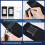 Wireless Gaming Mouse with 1600 DPI Ergonomic Design Black 1