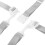 Adjustable 5-Point Baby Safety Strap Belt for Strollers White 7