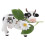 Daisy Cow Solar Light Resin Garden Statue1Pack 2