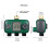 3-Way Automatic Water Timer Garden Irrigation Watering System Independents Control Sprinkler NH3/4Inch External Thread 5
