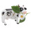 Daisy Cow Solar Light Resin Garden Statue1Pack 4