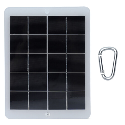 Polycrystalline Solar Panel Charger 3W 5V USB Portable for Camping 1
