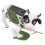 Daisy Cow Solar Light Resin Garden Statue1Pack 7