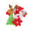 6 katoenen kerstboomhangers 8