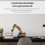 Durable 1:60 Scale Brown Alloy Model Backhoe Loader for Kids 8+ 5