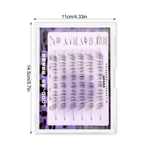 (D) Glitter DIY False Eyelashes - Volume & Sparkly 2