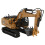 Durable 1:60 Scale Brown Alloy Model Backhoe Loader for Kids 8+ 7