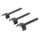 7pcs Leather Hole Cutter Semicircular Shape Ends for Belt Refining 16