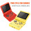POWKIDDY Nova VersãO V90 Open-Source Console de Jogos Retro 3,0 Polegadas IPS LCD 320 X 240 64 GB ROM Embutido 15000 Jogos (Preto) 3