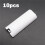 10PCS Battery Cover Replacement Pack for   Remote Controller Back Door for Right Hand Controllers White 2