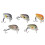 5 Pcs Realistic Mini Fishing Crankbaits 21