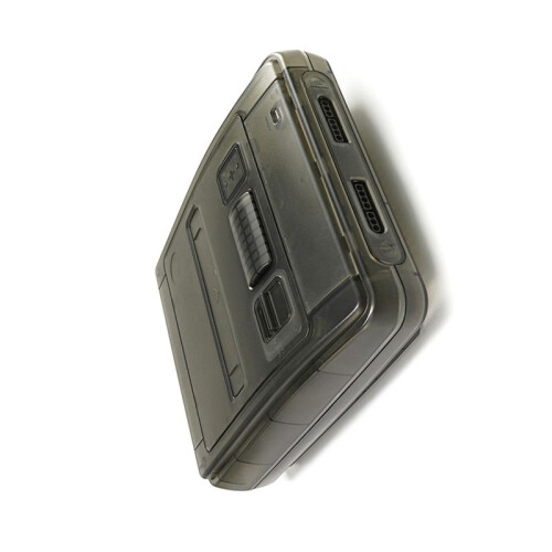 For Super NES Game Console for Bitfunx SFC Replacement Case Transparent Box for Super Famicom Console Black 1