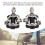 Mountain Bike Pedals Self-Lock SPD Clipless 95mm 470g Nine 6