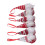 Set van 6 kerstkabouterballen, van stof 8