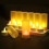 Velas LED recarregáveis sem chama de 80mAh 5