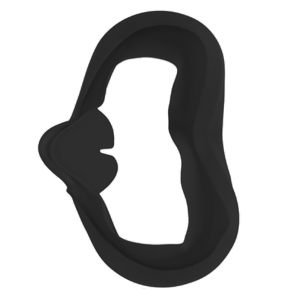Breathable Silicone Vr Eye Mask For Oculus Quest 2 Black 9301391230665
