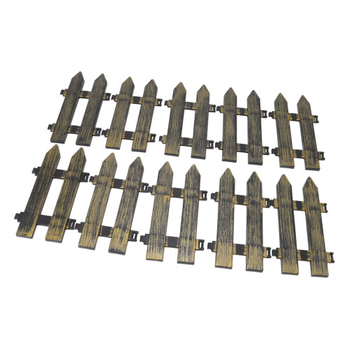 Miniature Plastic Fence Antique Brass10pcs 2