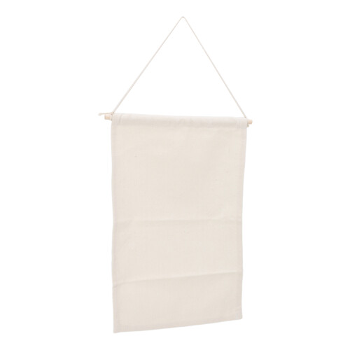 Brooch Storage Hanging Flag Canvas with Wood Frame 1