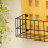 Wood and Iron Wall-Mounted Shelf, House Shape 4