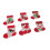 Christmas Sock Ornament Set – Cloth, 6Pieces 3