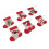 Christmas Sock Ornament Set – Cloth, 6Pieces 7