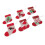 Christmas Sock Ornament Set – Cloth, 6Pieces 8