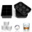 Silicone Ice Cube Tray – Honeycomb Shape, Black 3