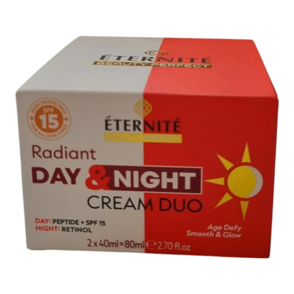 Cream Eternite Radiant & Night Duo Peptide +Spf 15 Night Retinol
