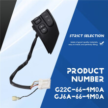Interruptor de Controle de Volume de Áudio Do Volante Multifuncional Acessórios para Carro para 6 GG G22C-66-4M0A GJ6A-66-4M0A
