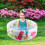 Inflatable Kiddie Pool 90cm Dinosaur Shape Kids Backyard Splash Pool Quick Setup Easy Drain 2