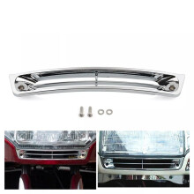 Motorcycle Front Lower Headlight Fairing Grille Trim Cover for Goldwing GL1500 GL 1500 1988-2000 Chrome