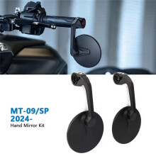 Motorradzubehör Griffspiegel Lenkerendenspiegel für MT-09 MT 09 Mt09 MT09 SP 2024 2025 Rückspiegel