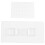 Wall-Mounted Clear Display Case for Figures,Adjustable Display Stand Clear Display Box with Door,White 6
