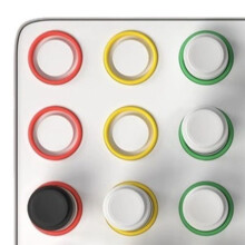 Four Connected Magnetic 3D Fyra i Rad-Spel med Intelligent AI-Driven App-Aktiverad Brädspel Barnpresent