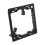 2GANG Multi-Purpose Drywall Panel Low Voltage Mounting Bracket Equipment for Telephone Lines, Network Cables,20PCS 2