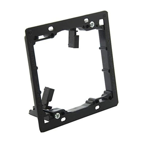 2GANG Multi-Purpose Drywall Panel Low Voltage Mounting Bracket Equipment for Telephone Lines, Network Cables,20PCS 1