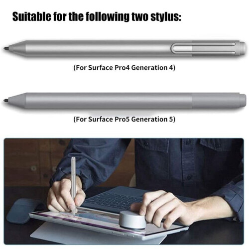 3 Pcs HB Pen Tips for  Surface Pro4/5/6/7/Book High Sensitivity Pens Refill Sensitive Fine Rubber Nib Replace 2
