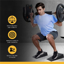 Slant Board voor Squats, Non-Slip Squat Wedge Block, Calf Brancard voor Plantaire Fasciitis Fysiotherapie-Apparatuur