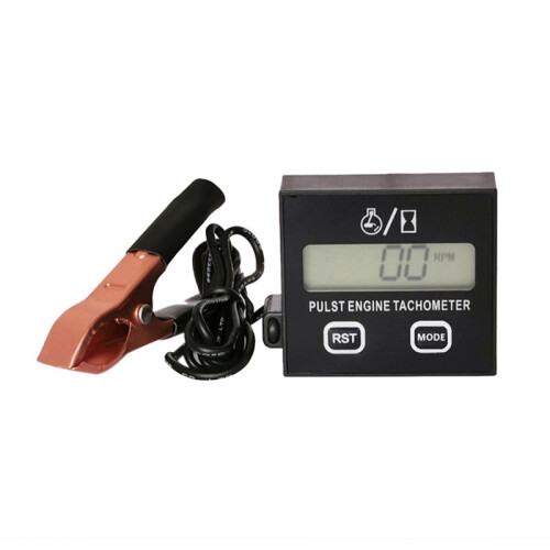 Digital Gasoline Engine Tachometer Resettable Inductive Contact Tachometer for Chain Saw Engine Lawnmower 1