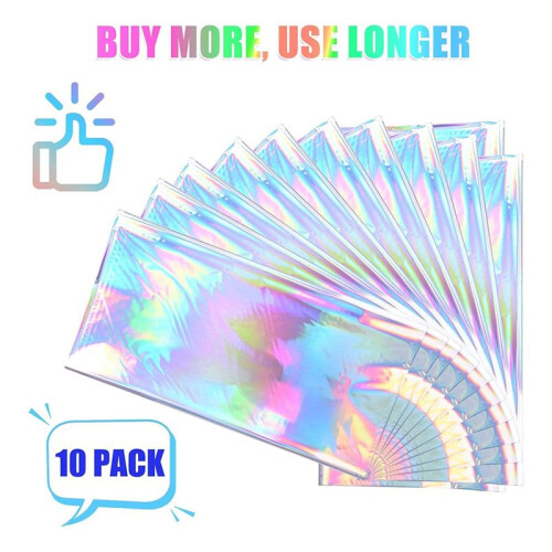Toalha de Mesa Colorida A Laser com 10 Pacotes, Toalha de Mesa Holográfica, Toalha de Mesa Retangular de Discoteca de 54 X 108 Polegadas, Toalha de 2