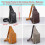 Sling Bag Acrylic Template,Leather Pattern Acrylic Leather Templates for Capacity Crossbody Backpack,AAB-863 8
