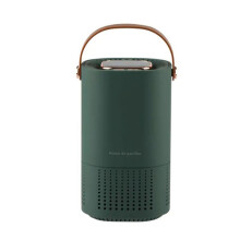 Desktop-Luftreiniger, H13-Filter, Negativionenreinigung, 2000 MAh, Tragbarer Autoerfrischer für zu Hause (GrüN)
