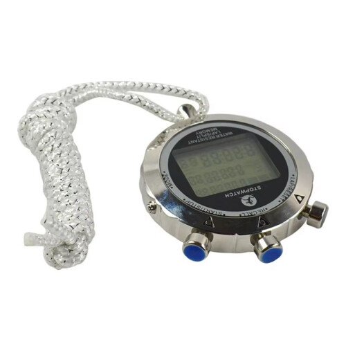 100 Channels Professional Metal Luminous Digital Stopwatch Timer Waterproof Sports Timer Sports Running Training Timer 2