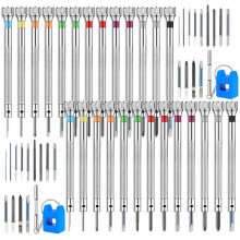 26Pcs Watch Screwdriver Set, Anti Slip Small Screwdriver Set, 0.6-2.0MM Screw Driver, Electronic Repair Tool Kit