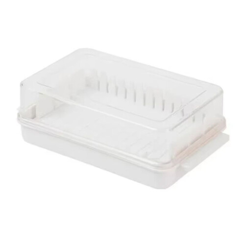 Butter Storage Container with Lid - Rectangular Fresh-Keeping Box for Cheese and Butter, Ideal for Refrigeration 1