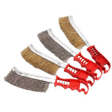 Steel Wire Brush for Grill Cleaning and Metal Rust Removal, Durable Silver Brush