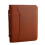 Zippered Portfolio Organizer, Leather Padfolio Binder, Professional Business Binder, Organizer for /Document (Brown) 1